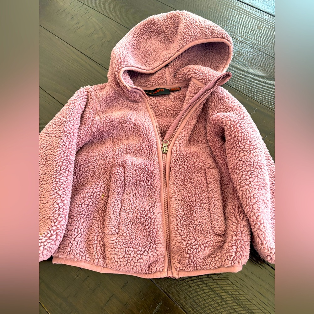 Free Country Lavender Sherpa Jacket